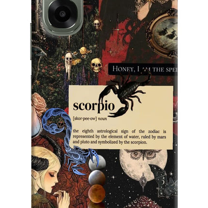 Scorpio Zodiac Oppo A6x 5G Hard Case Back Cover by Casekaro