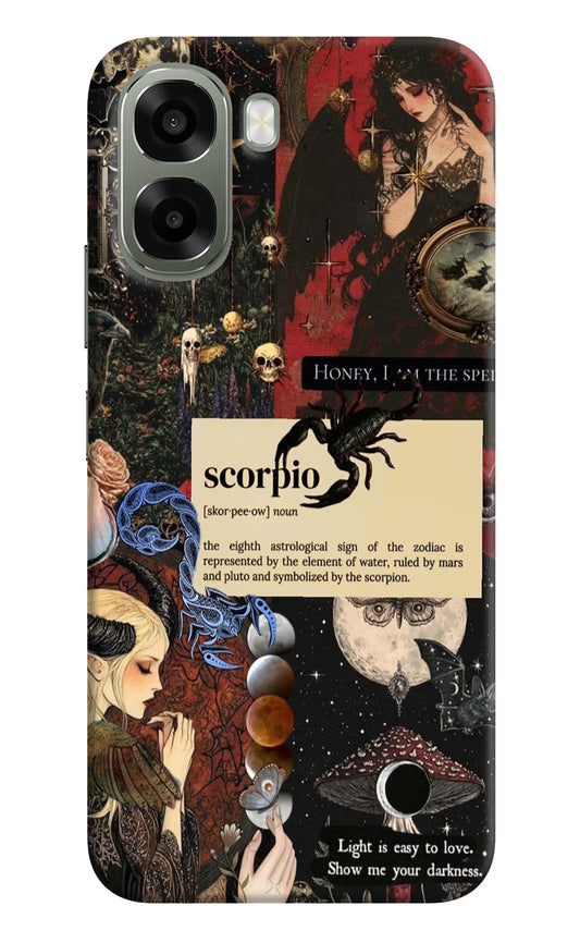 Scorpio Zodiac Oppo A6x 5G Hard Case Back Cover by Casekaro