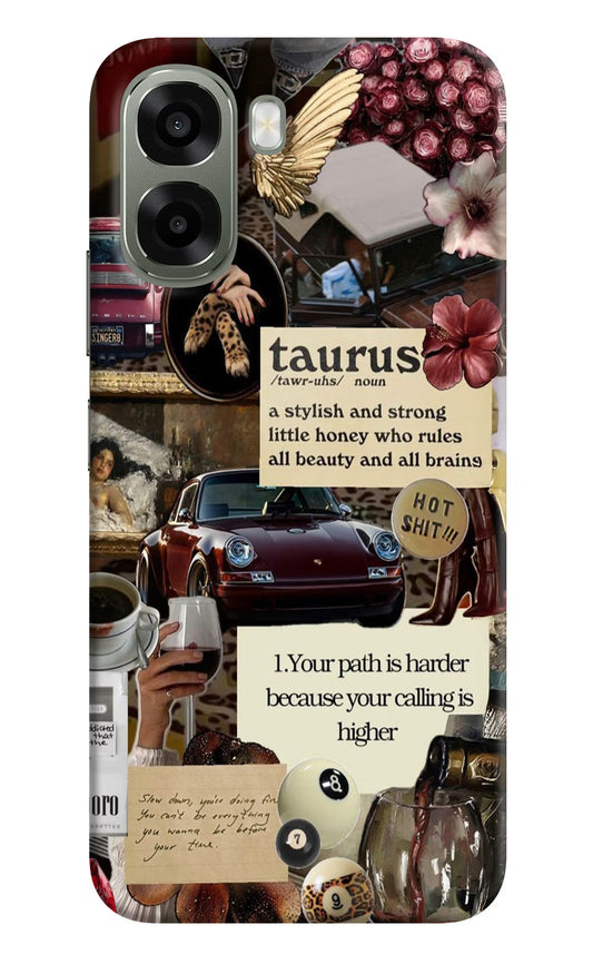 Taurus Zodiac Oppo A6x 5G Hard Case Back Cover by Casekaro