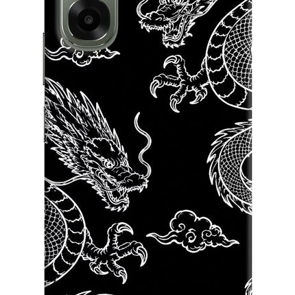 Twin Dragons Oppo A6x 5G Hard Case Back Cover by Casekaro