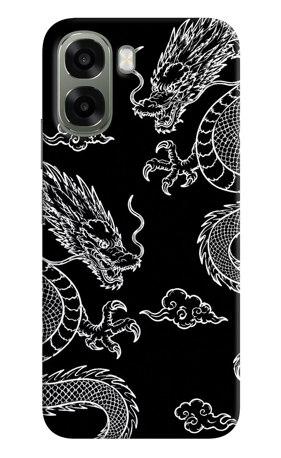 Twin Dragons Oppo A6x 5G Back Cover, Hard case
