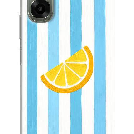 Summer Lemon Oppo A6x 5G Hard Case Back Cover by Casekaro