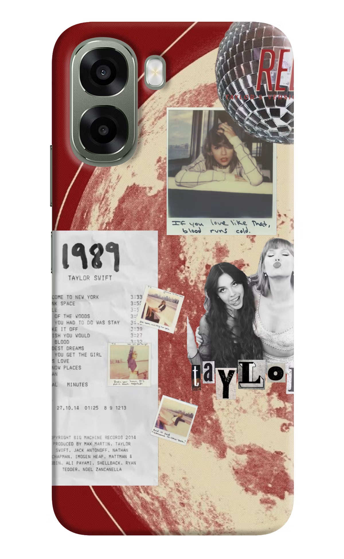 Taylor Swift Oppo A6x 5G Back Cover