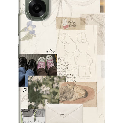 Soft Aesthetic Oppo A6x 5G Hard Case Back Cover by Casekaro