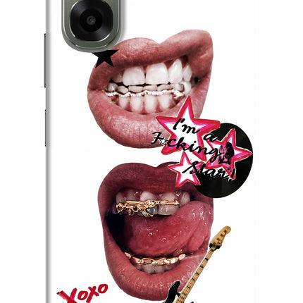Rockstar Oppo A6x 5G Hard Case Back Cover by Casekaro