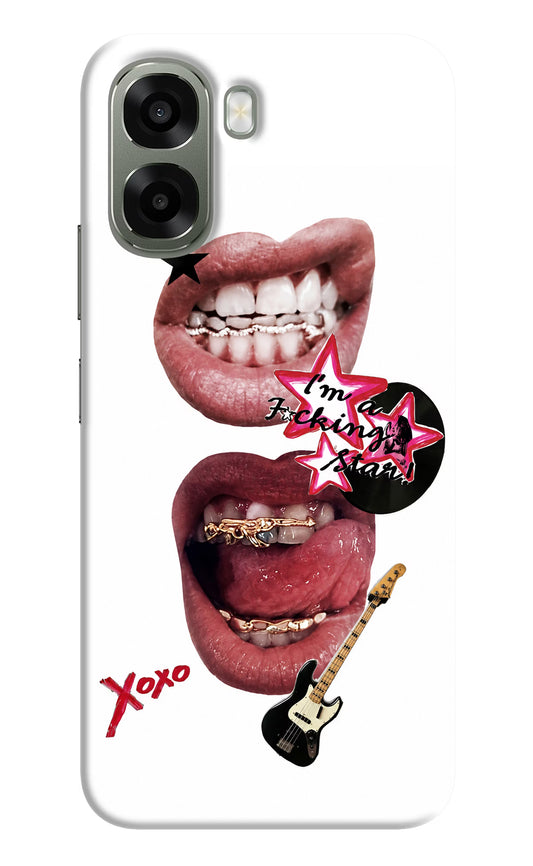 Rockstar Oppo A6x 5G Hard Case Back Cover by Casekaro
