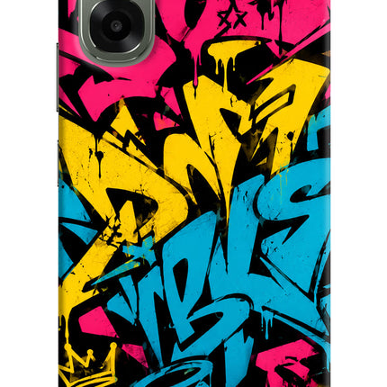 Graffiti Vibe Oppo A6x 5G Hard Case Back Cover by Casekaro