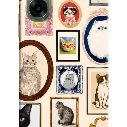 Mirror Cats Oppo A6x 5G Hard Case Back Cover by Casekaro