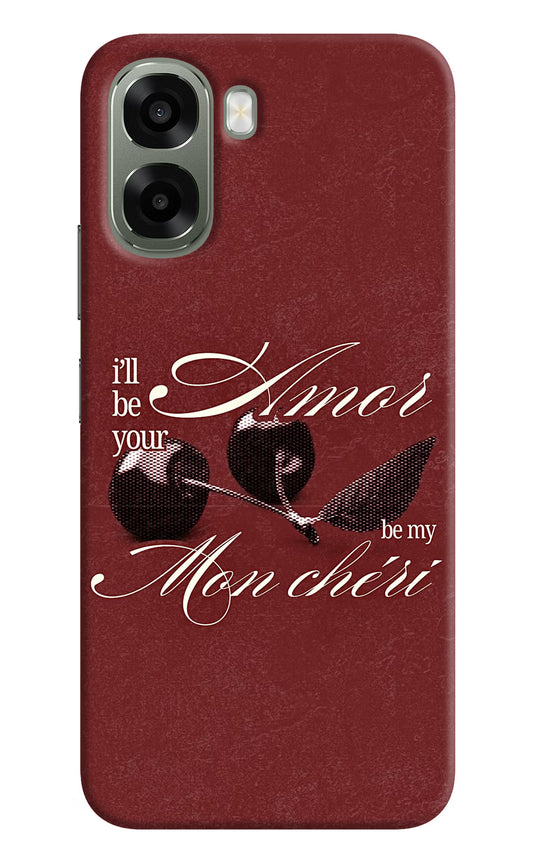Velvet Cherry Oppo A6x 5G Hard Case Back Cover by Casekaro