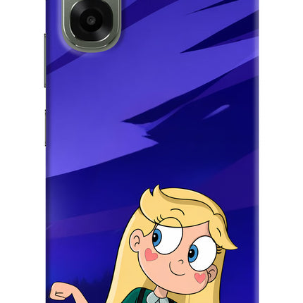 Star Glow Oppo A6x 5G Hard Case Back Cover by Casekaro