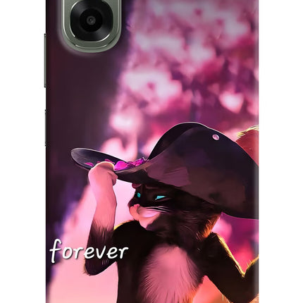 Forever Cat Oppo A6x 5G Hard Case Back Cover by Casekaro