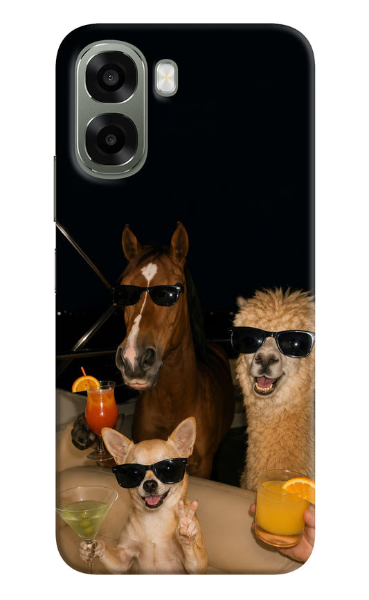 Party Squad Oppo A6x 5G Hard Case Back Cover by Casekaro
