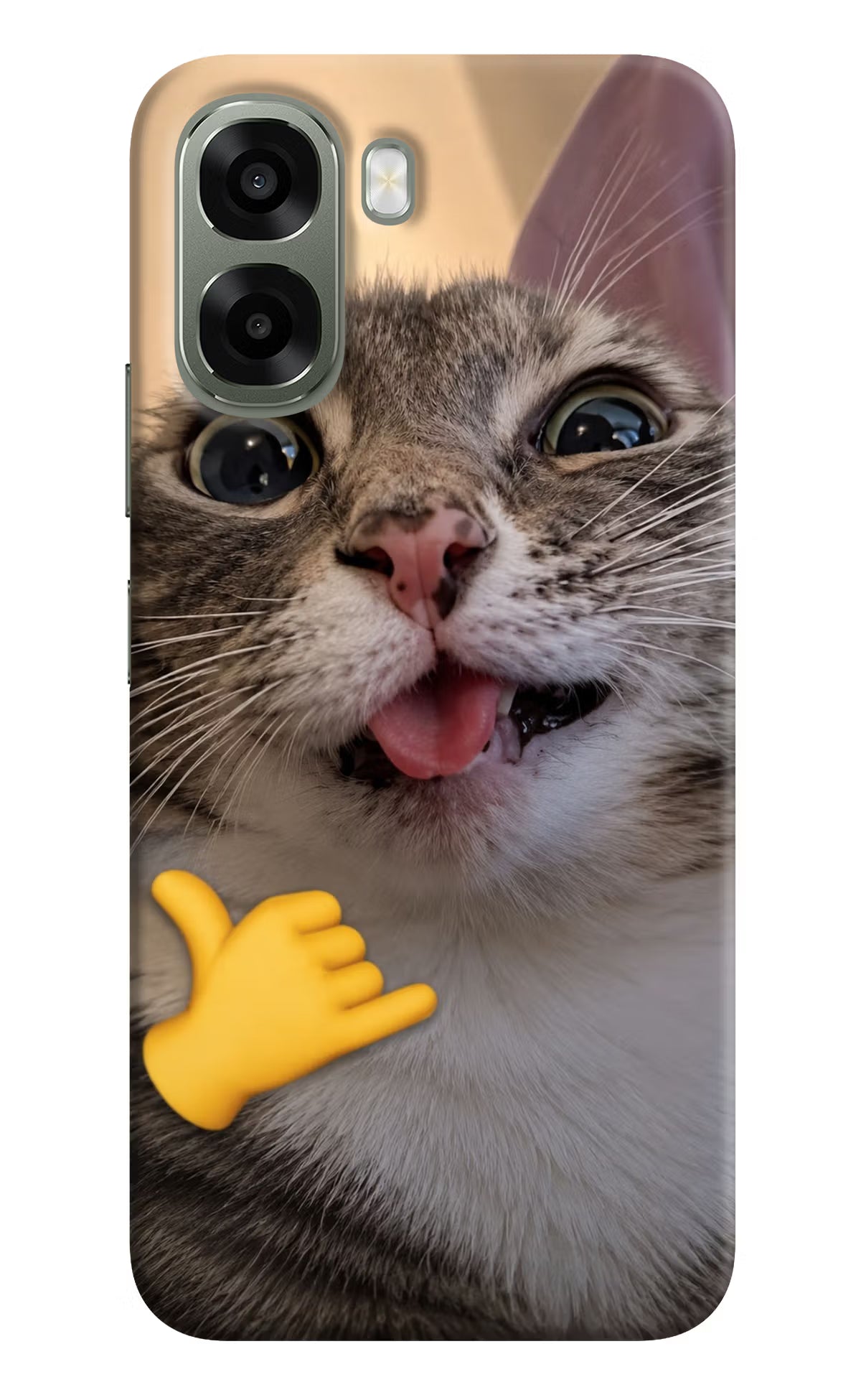 Silly Cat Call Oppo A6x 5G Back Cover