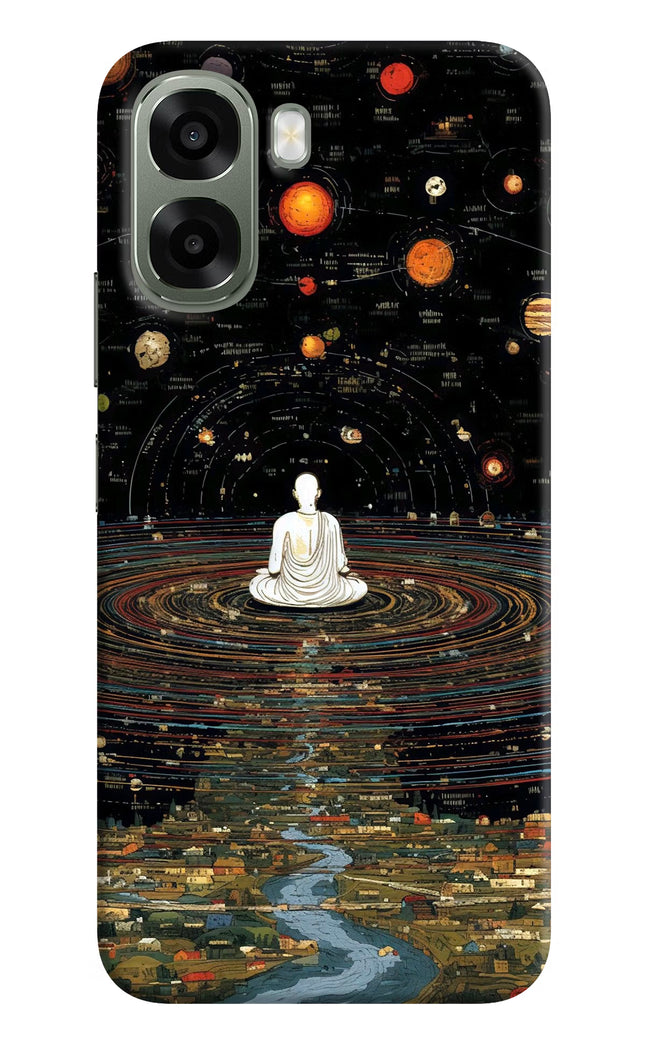Space Monk Oppo A6x 5G Hard Case Back Cover by Casekaro