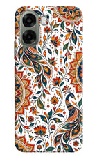 White Mayura Oppo A6x 5G Hard Case Back Cover by Casekaro