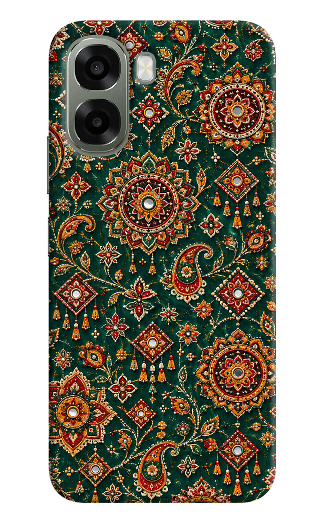 Green Pataka Oppo A6x 5G Hard Case Back Cover by Casekaro