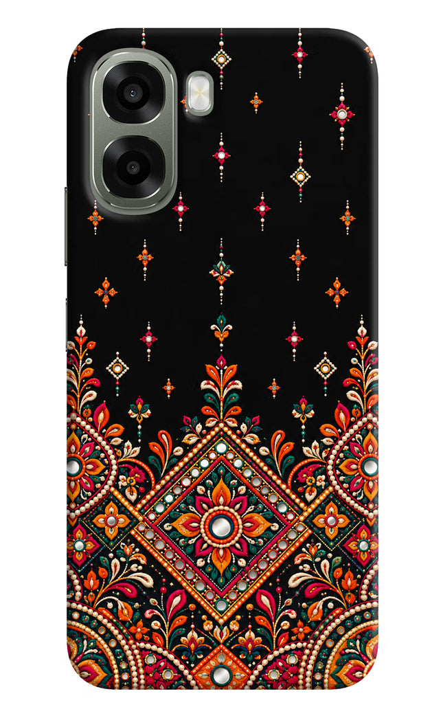 Noir Mehfil Oppo A6x 5G Hard Case Back Cover by Casekaro