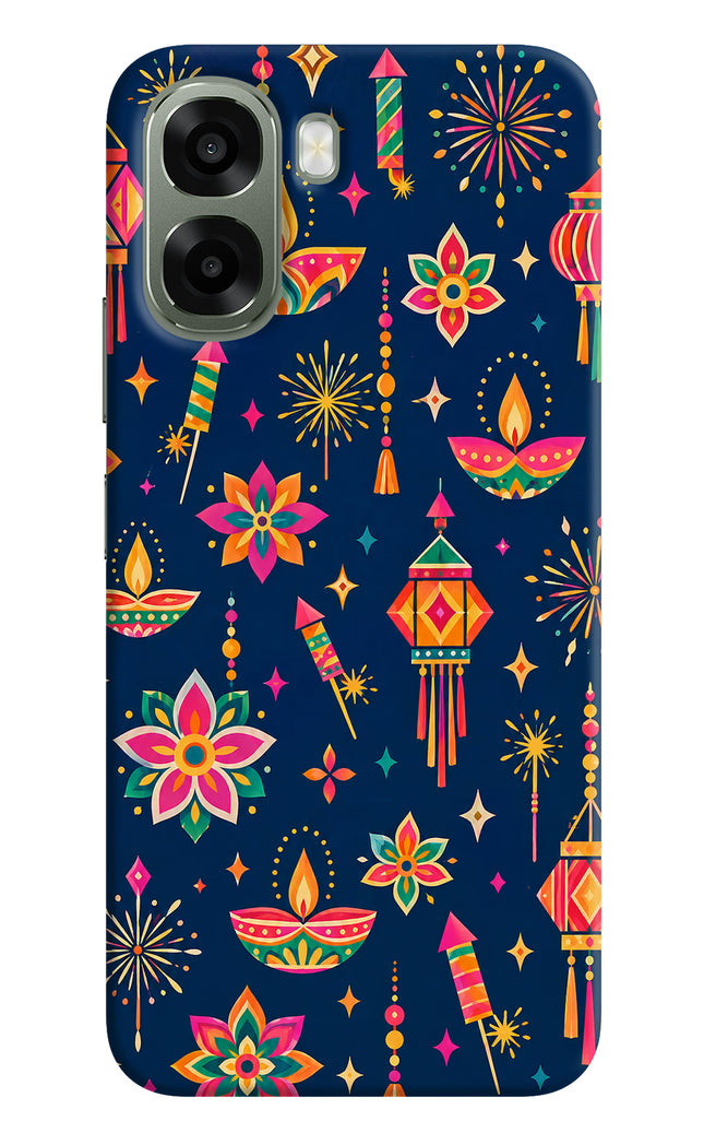 Festive Pop Oppo A6x 5G Hard Case Back Cover by Casekaro