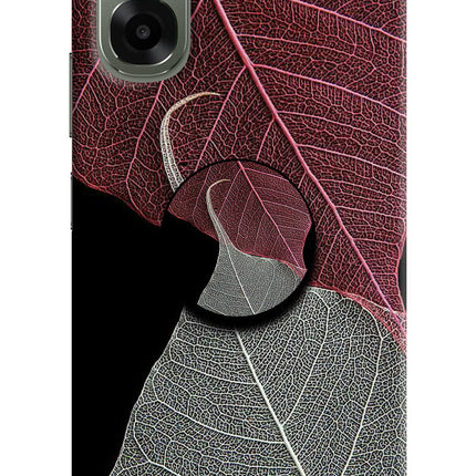Leaf Pattern Oppo A6x 5G Pop Case by Casekaro