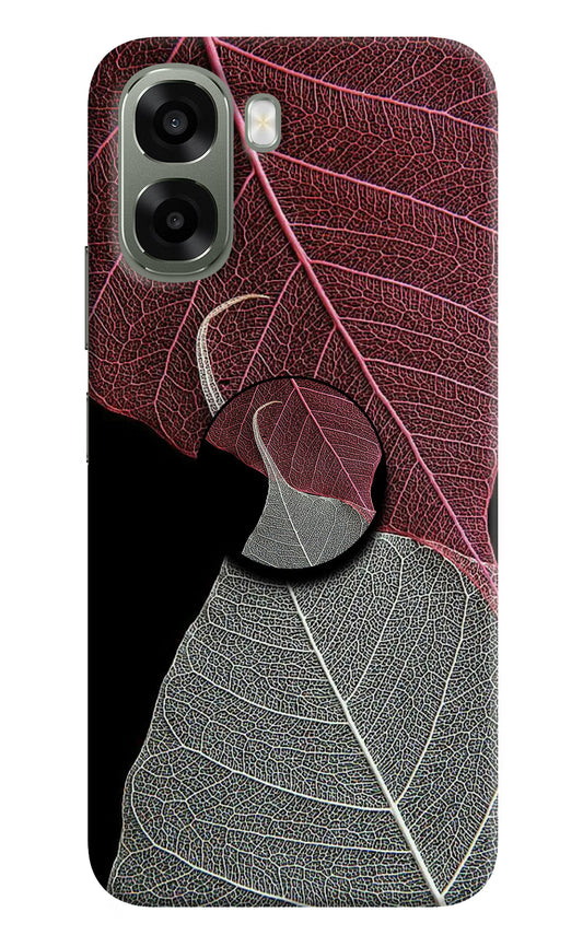 Leaf Pattern Oppo A6x 5G Pop Case