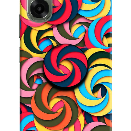 Spiral Pattern Oppo A6x 5G Pop Case by Casekaro
