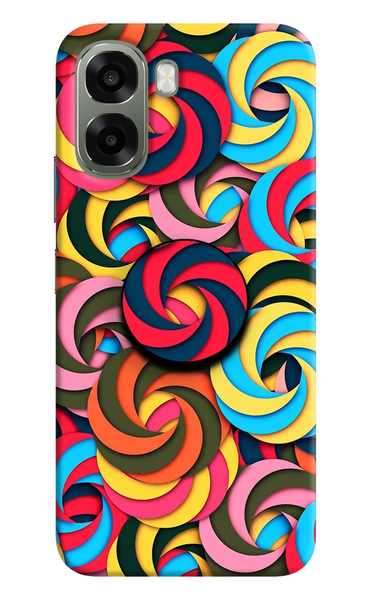 Spiral Pattern Oppo A6x 5G Pop Case