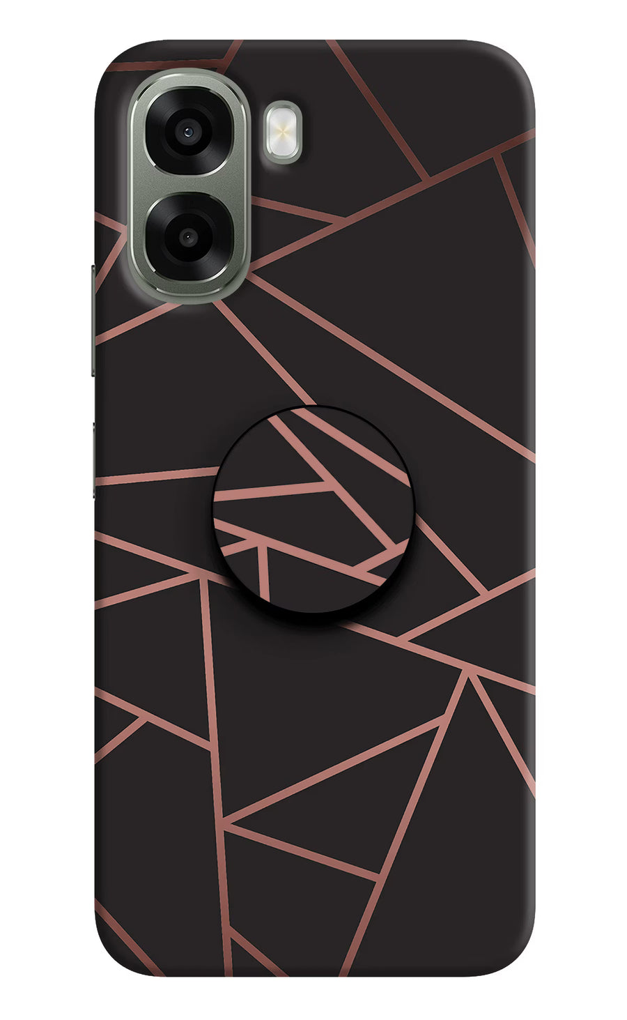 Geometric Pattern Oppo A6x 5G Pop Case, Hard case