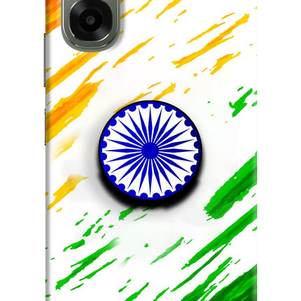 Indian Flag Ashoka Chakra Oppo A6x 5G Pop Case by Casekaro