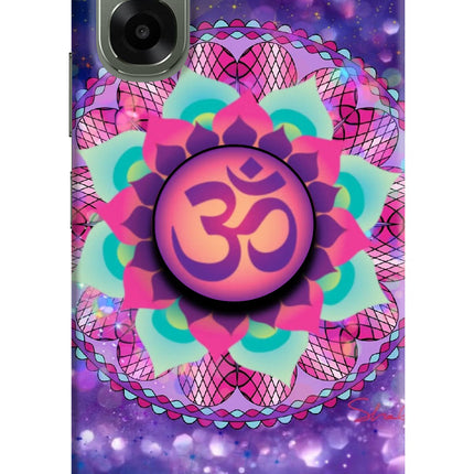 Om Purple Oppo A6x 5G Pop Case by Casekaro