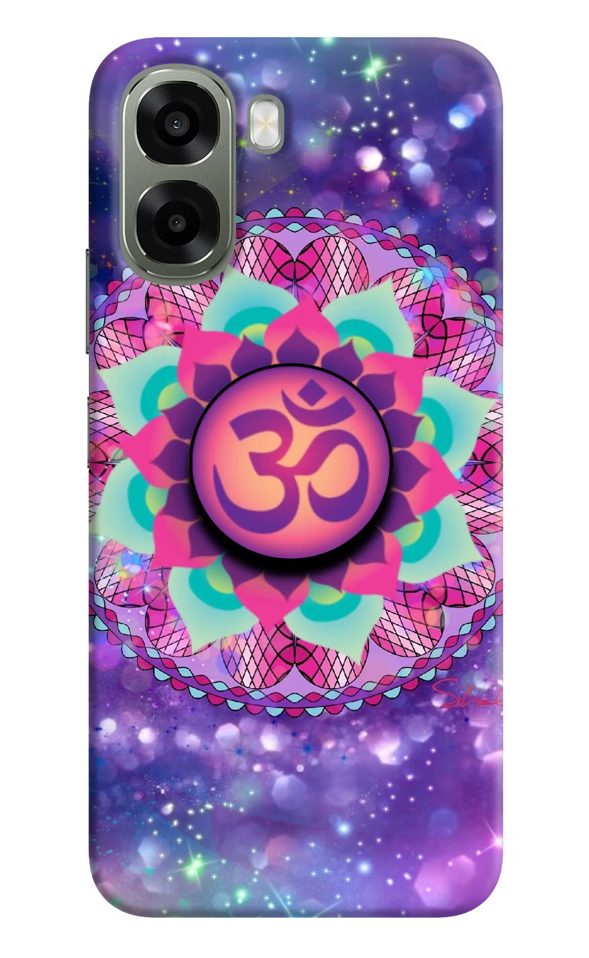 Om Purple Oppo A6x 5G Pop Case