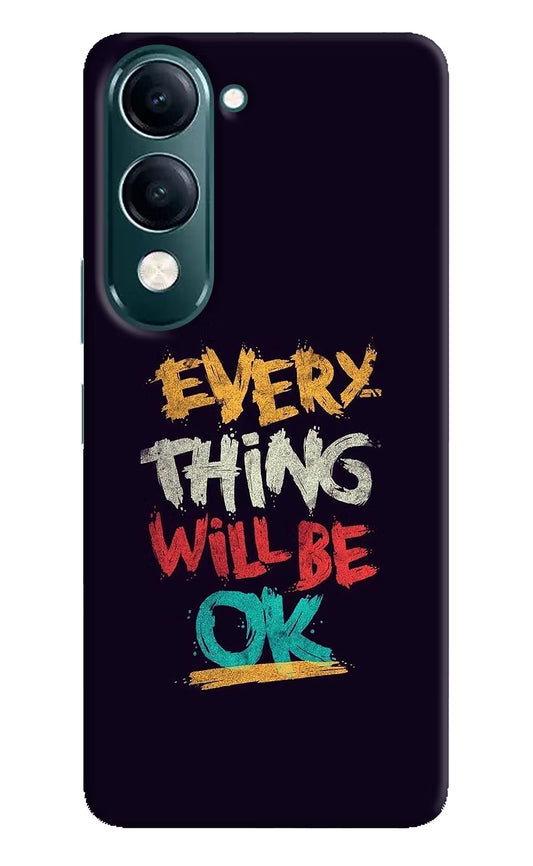 Everything Will Be Ok iQOO Z10 Lite 5G Hard Case Back Cover by Casekaro