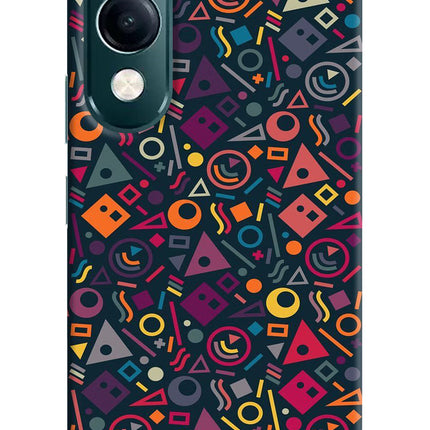 Geometric Abstract iQOO Z10 Lite 5G Hard Case Back Cover by Casekaro