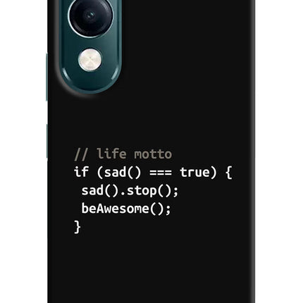 Life Motto Code iQOO Z10 Lite 5G Hard Case Back Cover by Casekaro