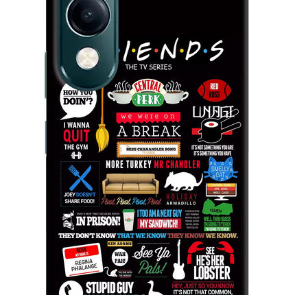 FRIENDS iQOO Z10 Lite 5G Hard Case Back Cover by Casekaro