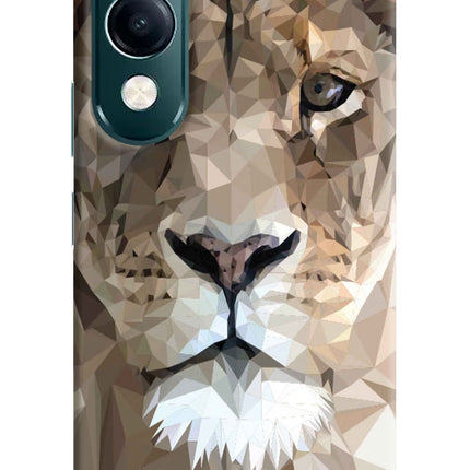 Lion Art iQOO Z10 Lite 5G Hard Case Back Cover by Casekaro
