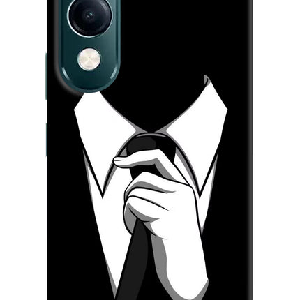 Black Tie iQOO Z10 Lite 5G Hard Case Back Cover by Casekaro