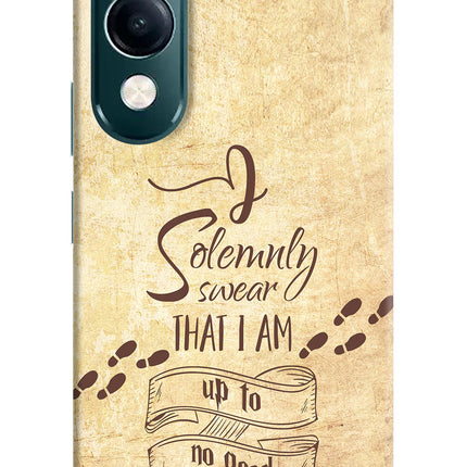 I Solemnly swear that i up to no good iQOO Z10 Lite 5G Hard Case Back Cover by Casekaro