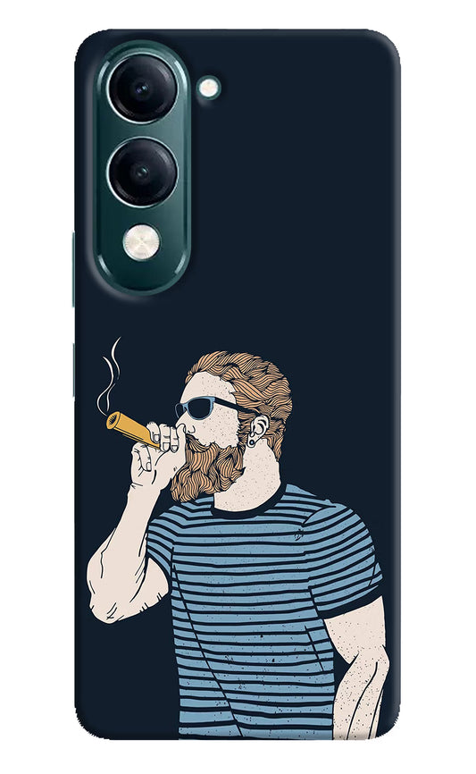 Smoking iQOO Z10 Lite 5G Hard Case Back Cover by Casekaro