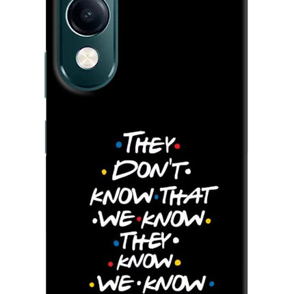 FRIENDS Dialogue iQOO Z10 Lite 5G Hard Case Back Cover by Casekaro