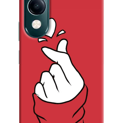 Korean Love Sign iQOO Z10 Lite 5G Hard Case Back Cover by Casekaro