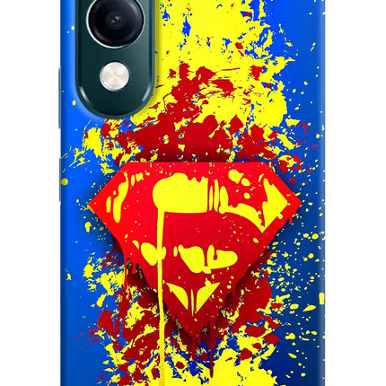 Superman logo iQOO Z10 Lite 5G Hard Case Back Cover by Casekaro