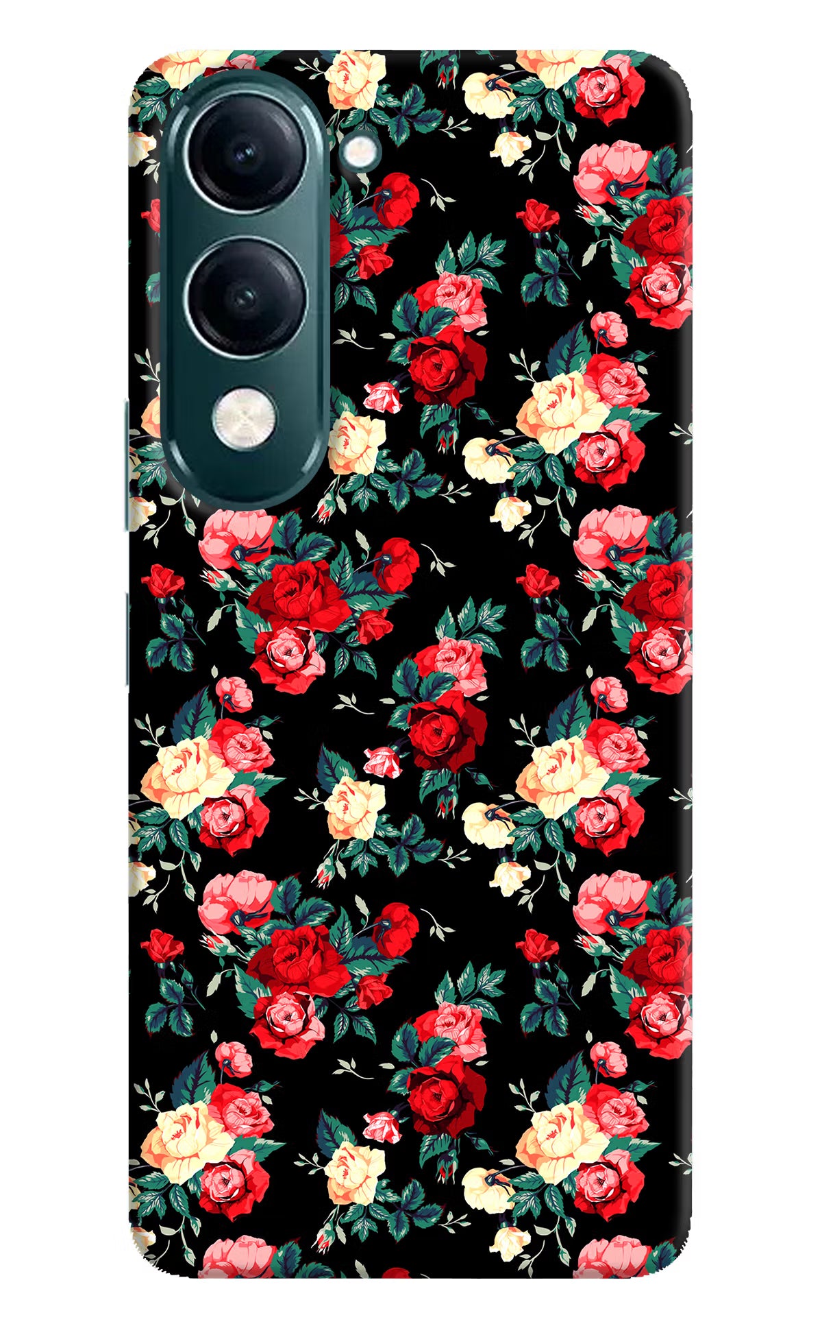 Rose Pattern iQOO Z10 Lite 5G Back Cover