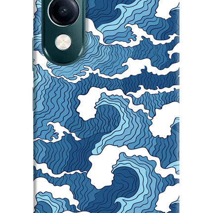Blue Waves iQOO Z10 Lite 5G Hard Case Back Cover by Casekaro