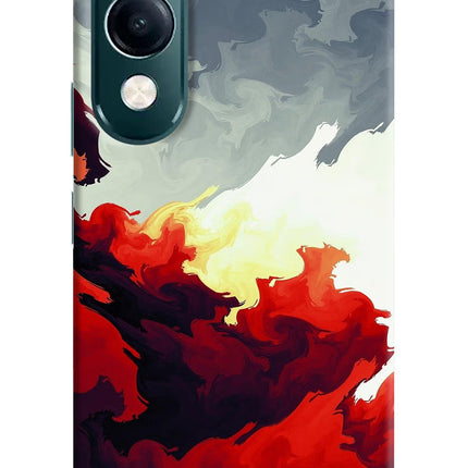 Fire Cloud iQOO Z10 Lite 5G Hard Case Back Cover by Casekaro
