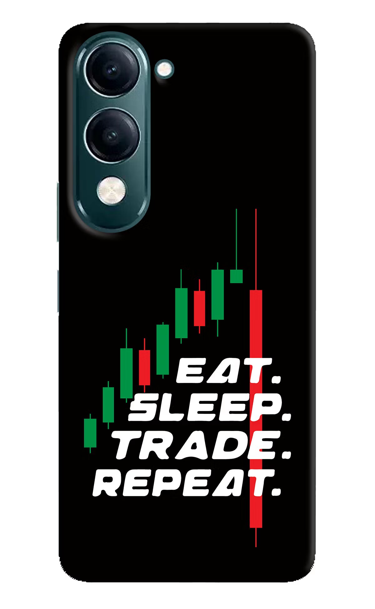 Eat Sleep Trade Repeat iQOO Z10 Lite 5G Back Cover