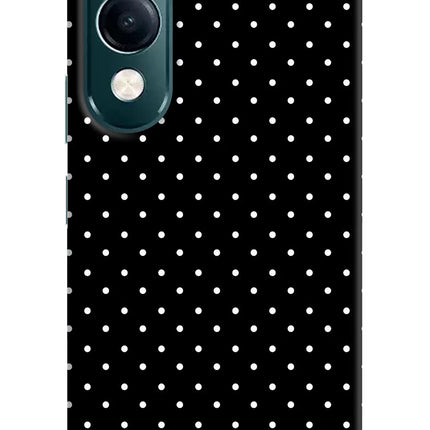 White Dots iQOO Z10 Lite 5G Hard Case Back Cover by Casekaro