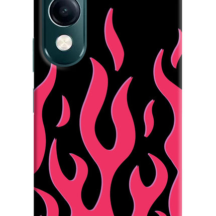 Fire Flames iQOO Z10 Lite 5G Hard Case Back Cover by Casekaro