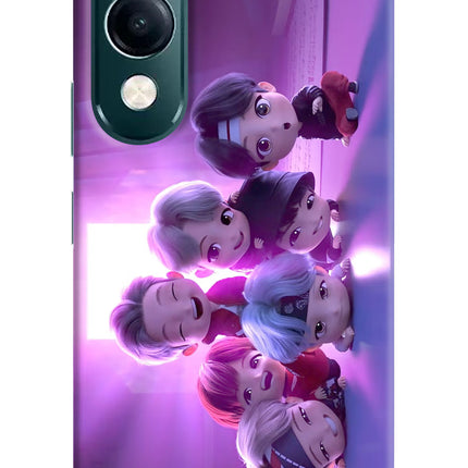 BTS Chibi iQOO Z10 Lite 5G Hard Case Back Cover by Casekaro