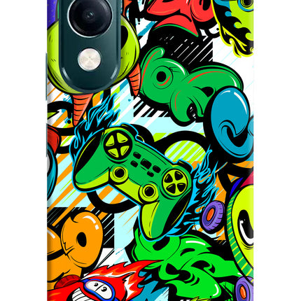 Game Doodle iQOO Z10 Lite 5G Hard Case Back Cover by Casekaro