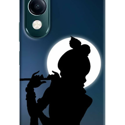 Shri Krishna Silhouette iQOO Z10 Lite 5G Hard Case Back Cover by Casekaro